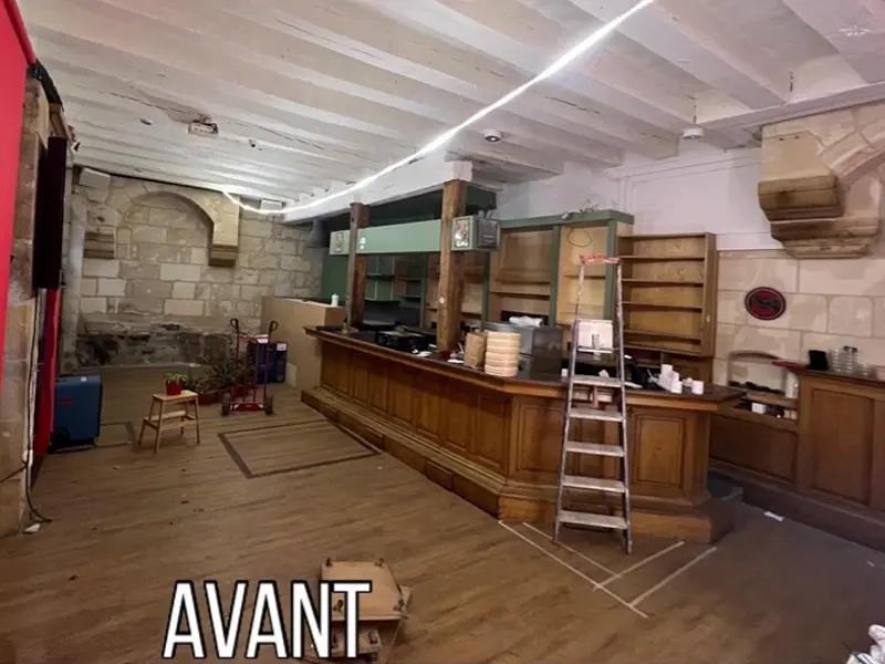 Rénovation bar Les 3 Rois - Avant