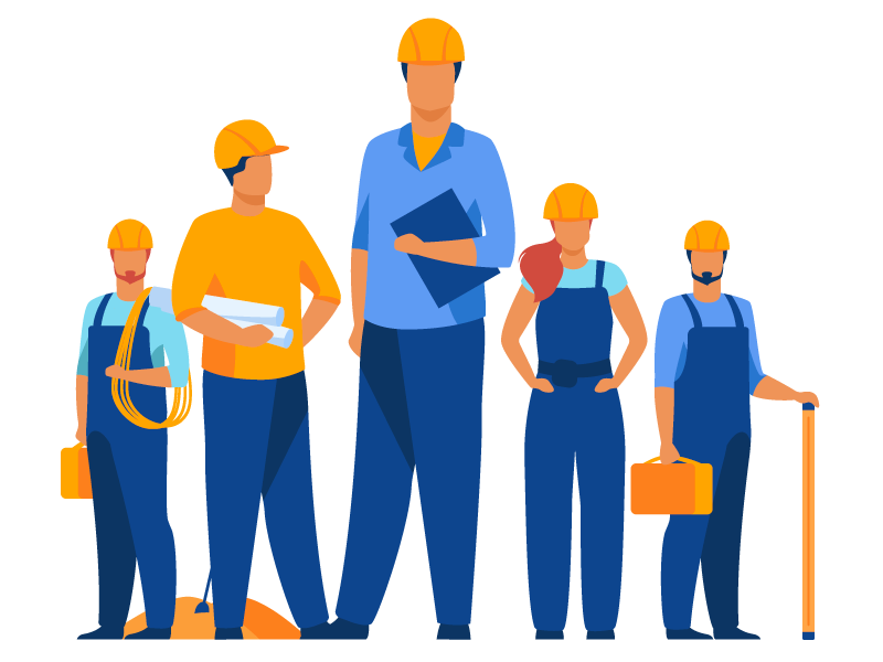 Maître d'œuvre et corps de métiers dans le BTP