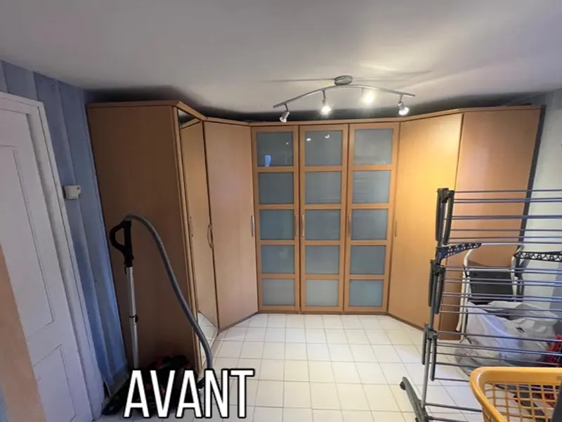Rénovation dressing - Avant
